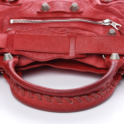 Balenciaga Agneau Giant 21 Silver Hardware City Rouge Coquelicot 9 of 17