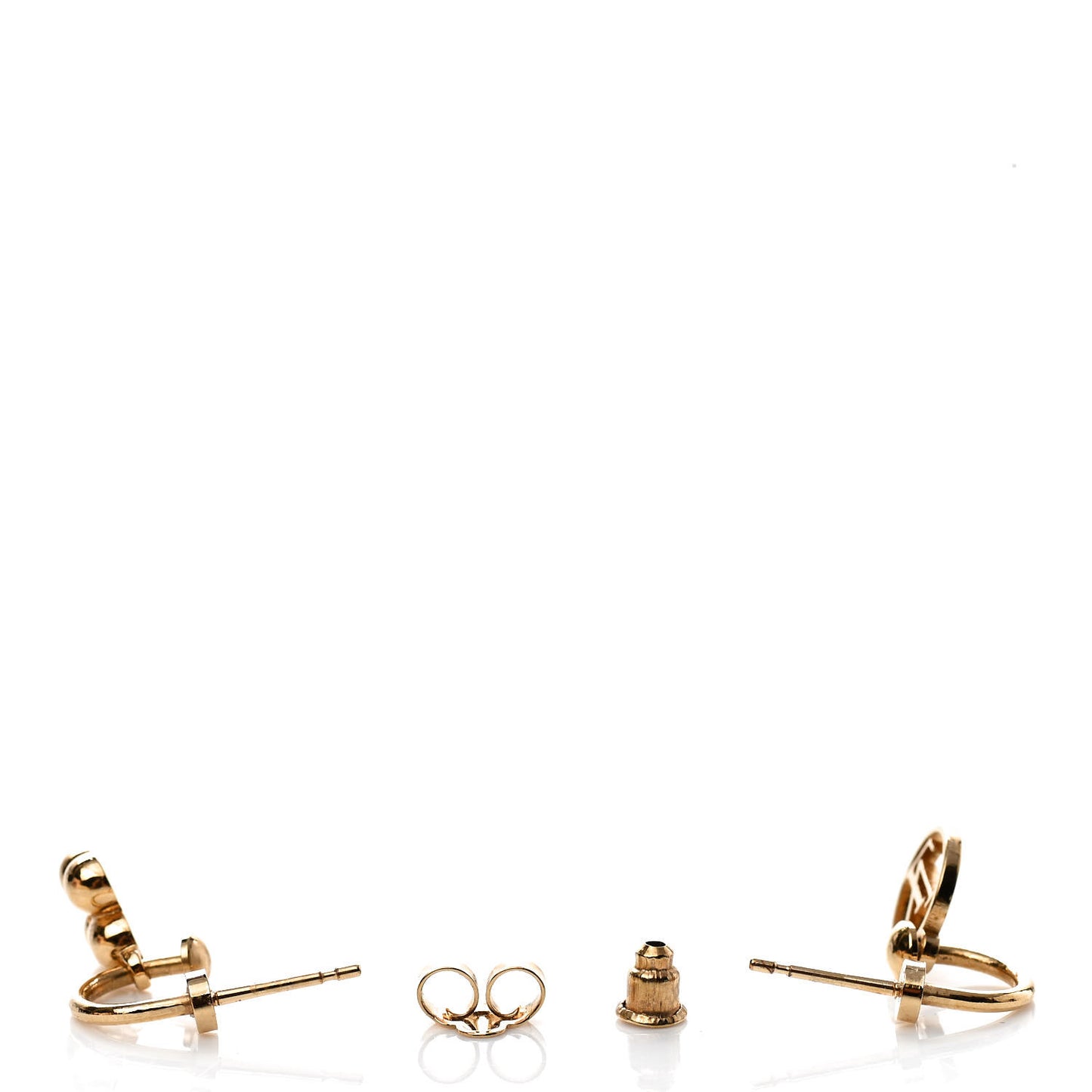 Brass Blooming Earrings Gold