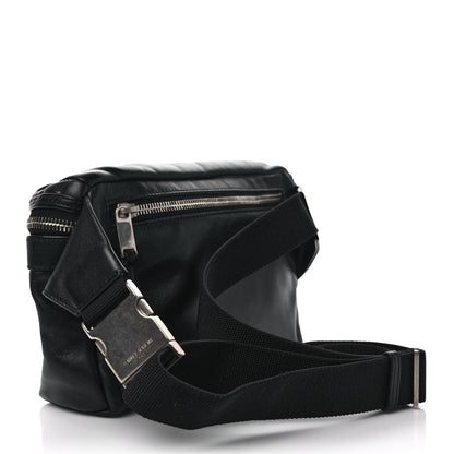 Saint Laurent Calfskin City Belt Bag Black 3 of 8