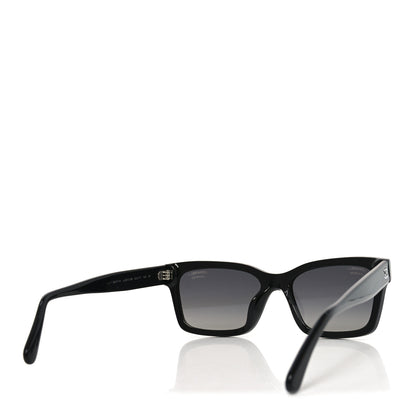Chanel Acetate Polarized Square Sunglasses 5417-A Black 4 of 8