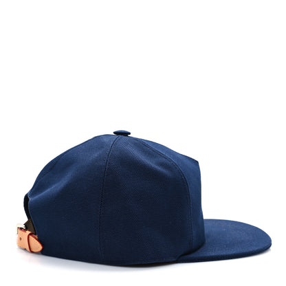 Louis Vuitton Cotton Chain Logo Cap M Navy 6 of 9