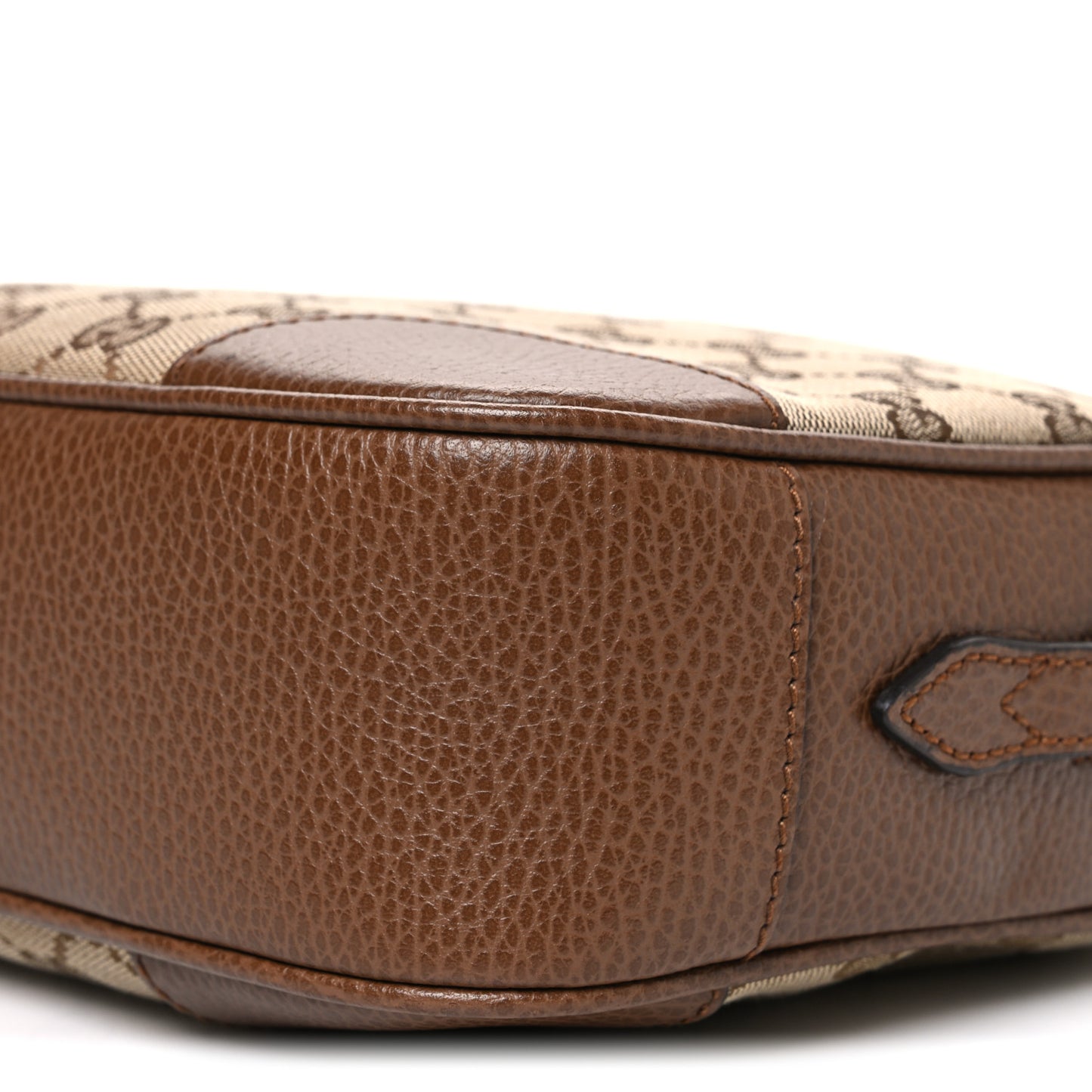 Monogram Mini Bree Messenger Bag Beige Tabacco