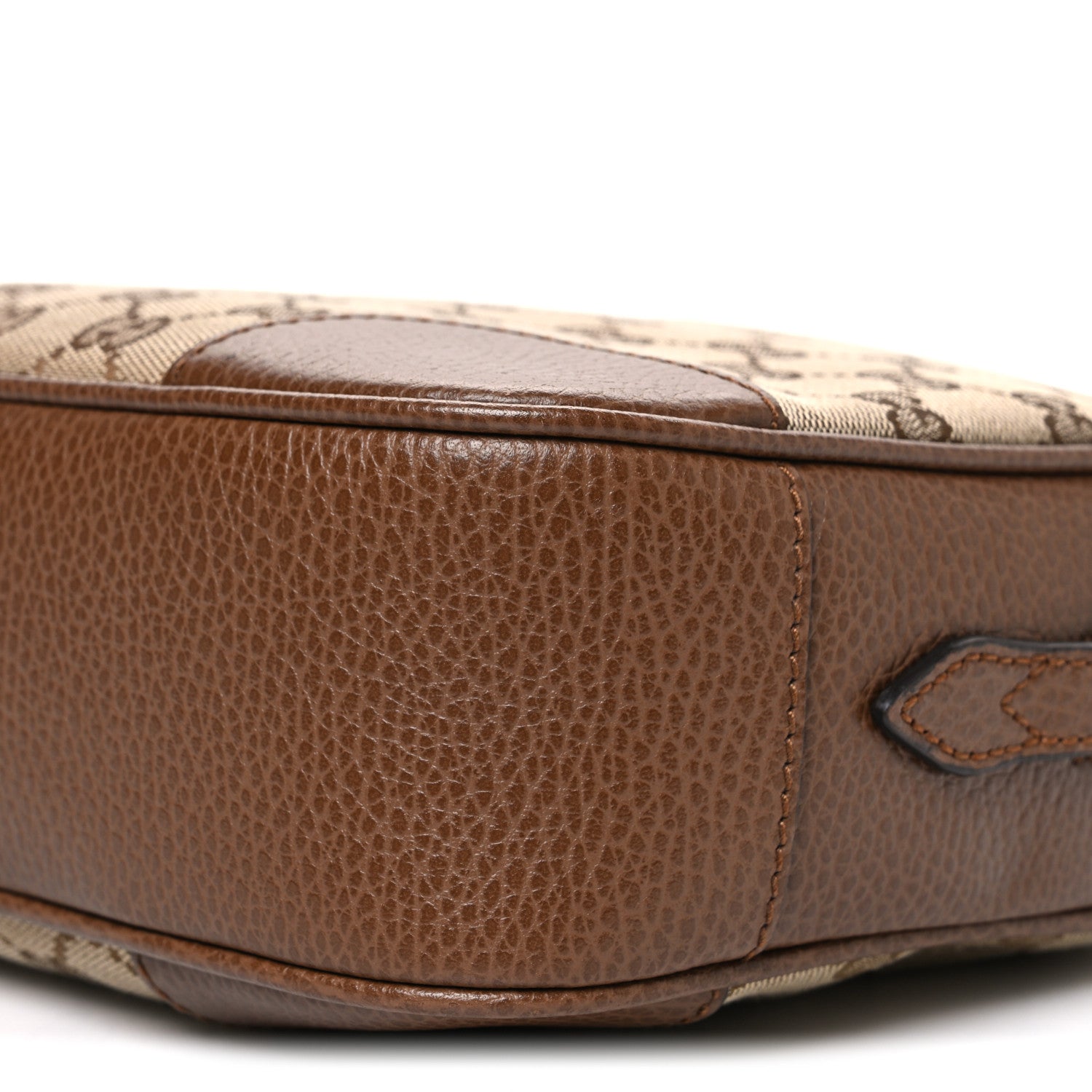 Gucci Monogram Mini Bree Messenger Bag Beige Tabacco 10 of 10