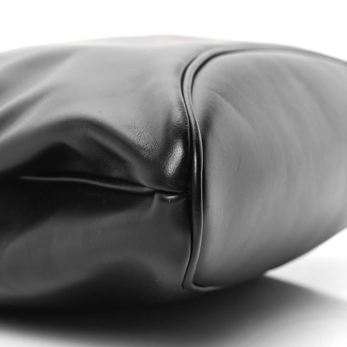 Soft Calf Carey Medium Bucket Bag Black