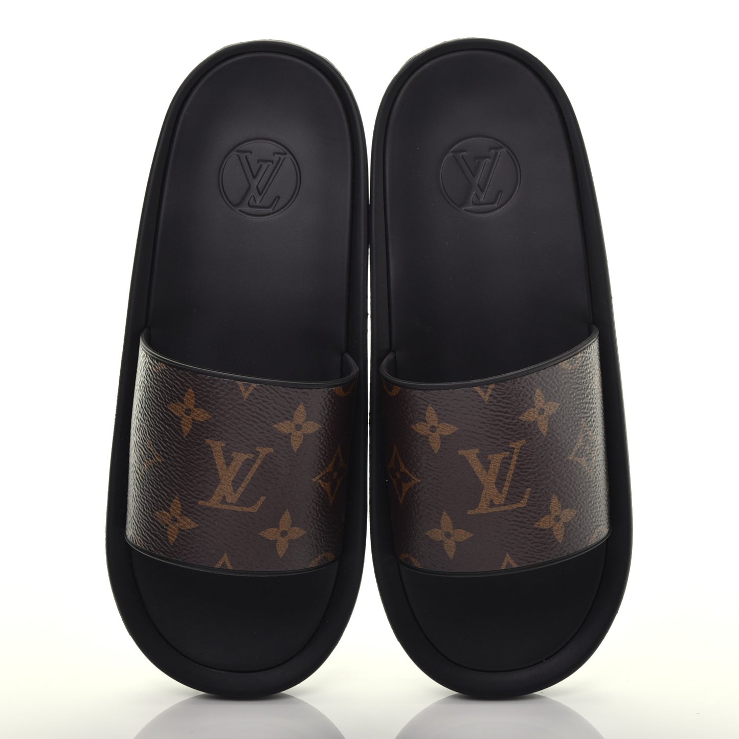 Monogram Sunbath Slide Sandals 36