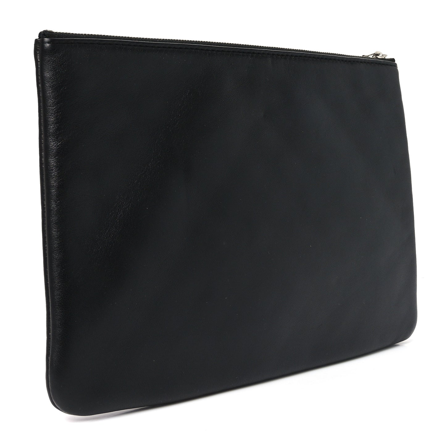 Lambskin Medium Cuba Car Cosmetic Case Black