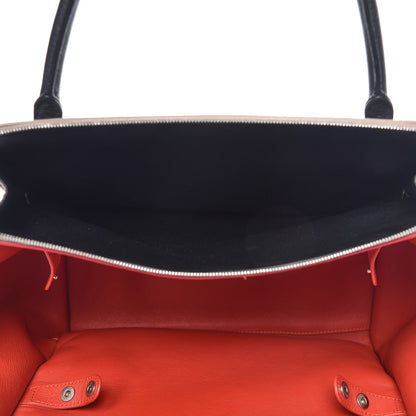 Celine Calfskin Suede Tri-Color Double Zip Trapeze 7 of 24