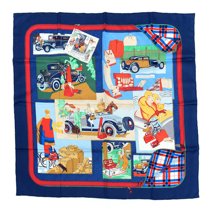Hermes Silk L'Elegance et le Confort en Automobile Scarf 90 1 of 6