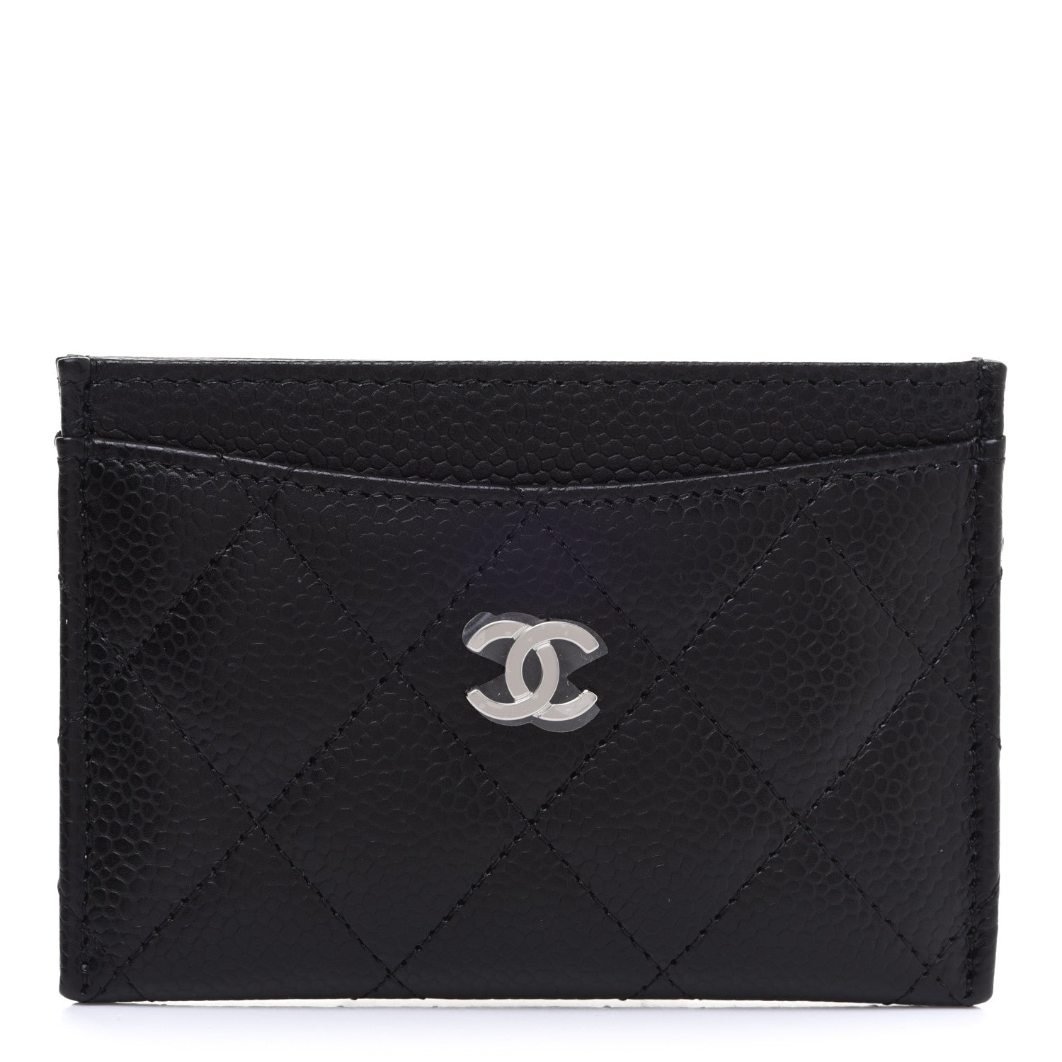 Chanel Caviar Quilted Card Holder Black 1 of 10