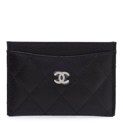 Chanel Caviar Quilted Card Holder Black 1 of 10