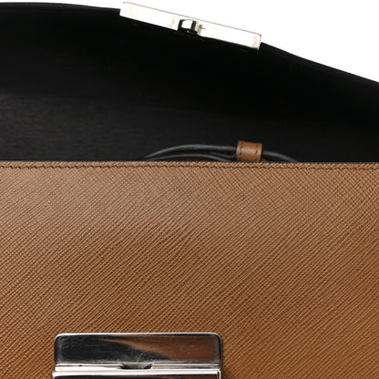 Prada Saffiano Sound Shoulder Bag Caramel 17 of 17