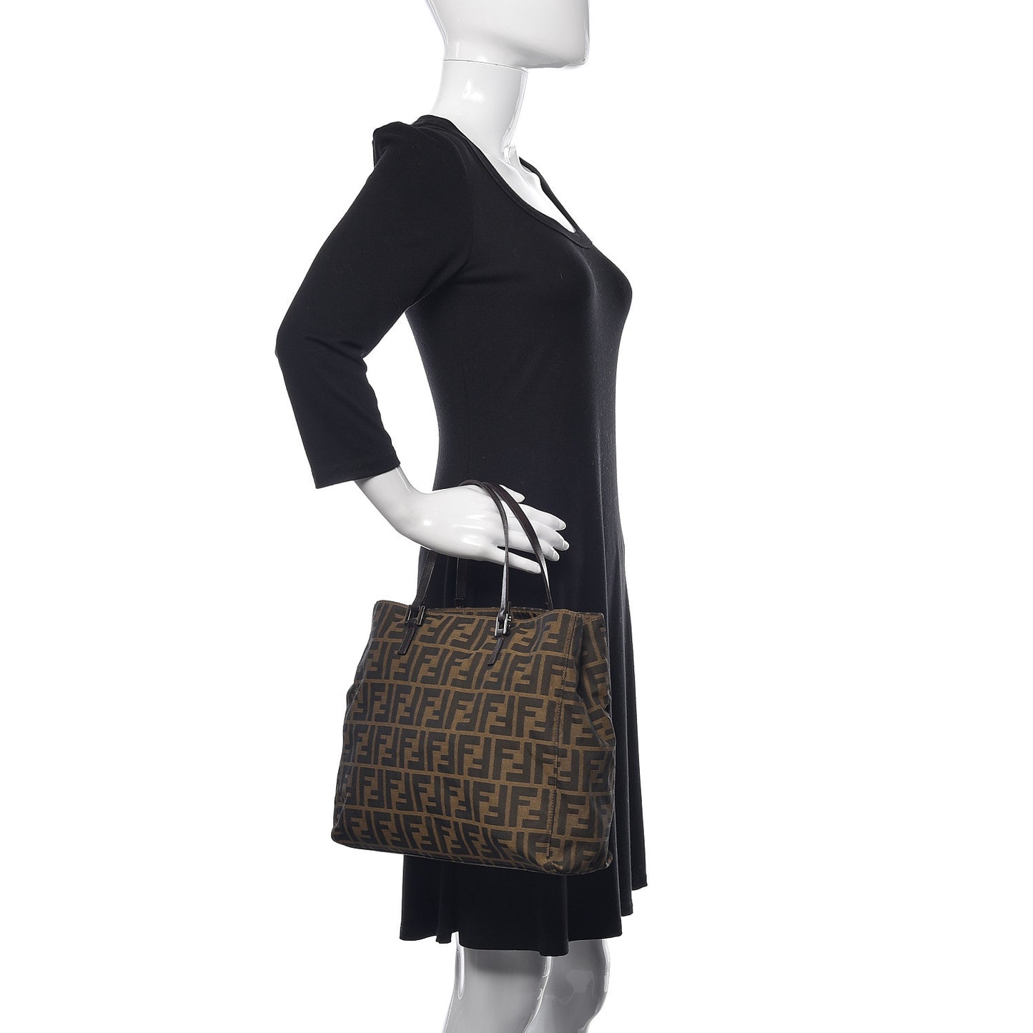 Zucca Vitello Elite Special Shopping Tote Tobacco Fuxia