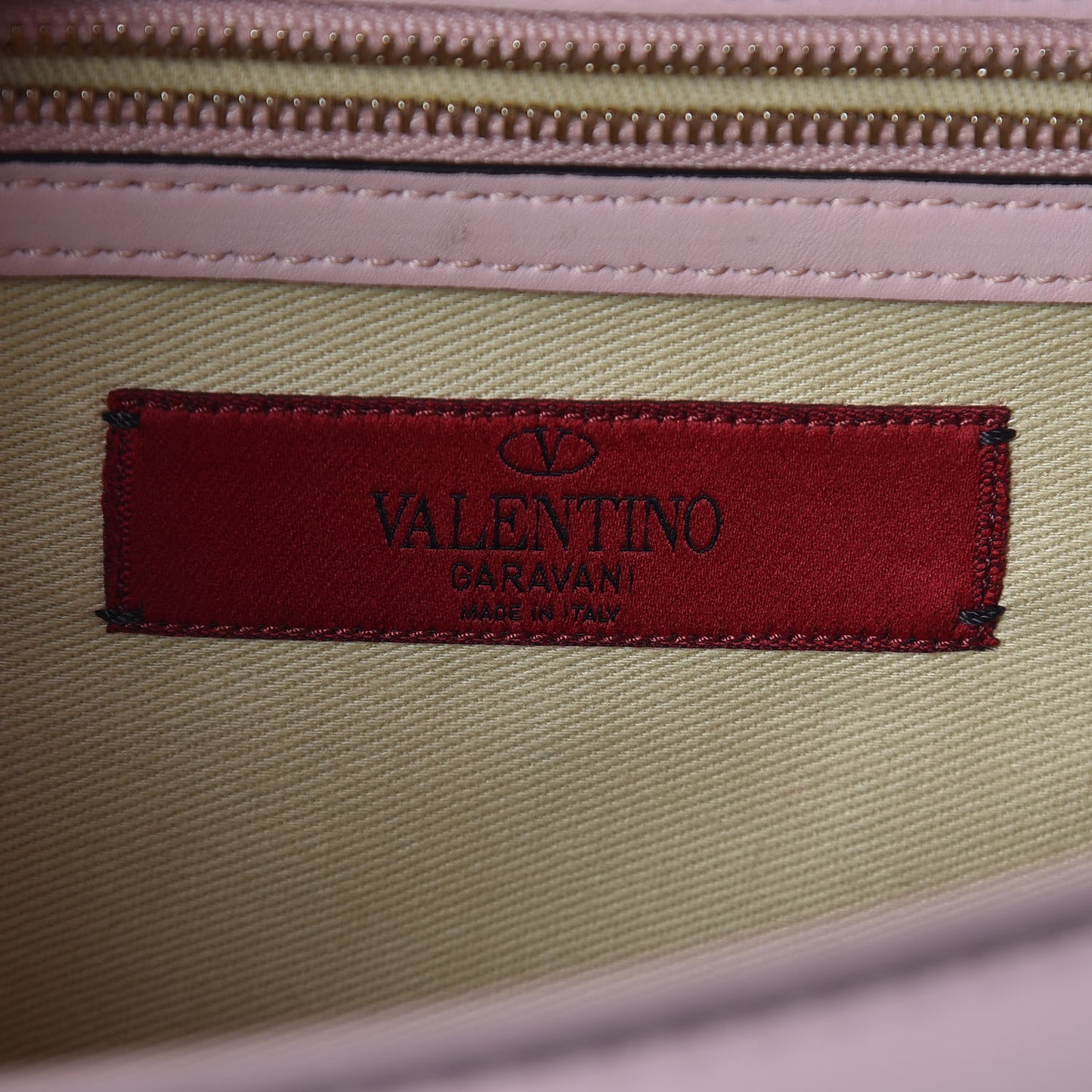 Vitello Medium Glam Lock Rockstud Flap Water Rose