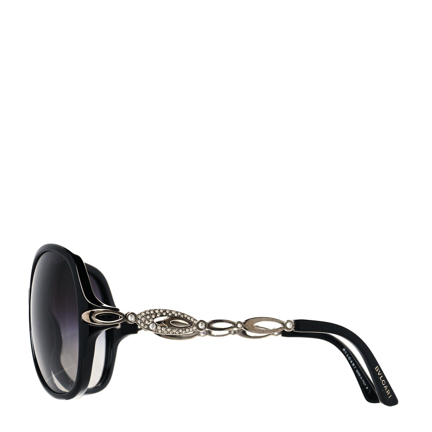 BVLGARI Swarovski Gem 8036-B Sunglasses Black