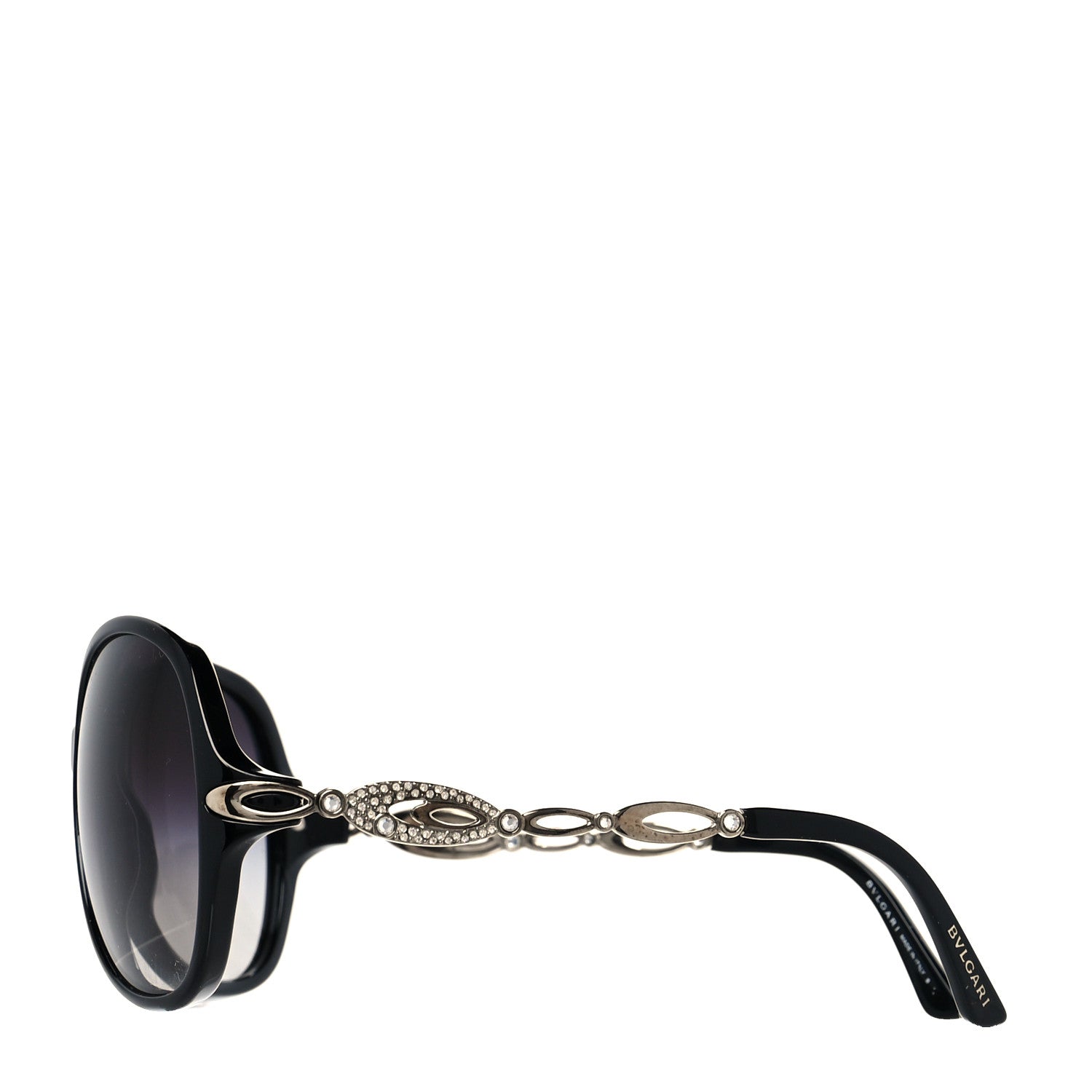 Bulgari BVLGARI Swarovski Gem 8036-B Sunglasses Black 3 of 6