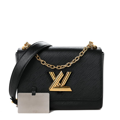 Louis Vuitton Epi Twist Shoulder Bag MM Black 1 of 12