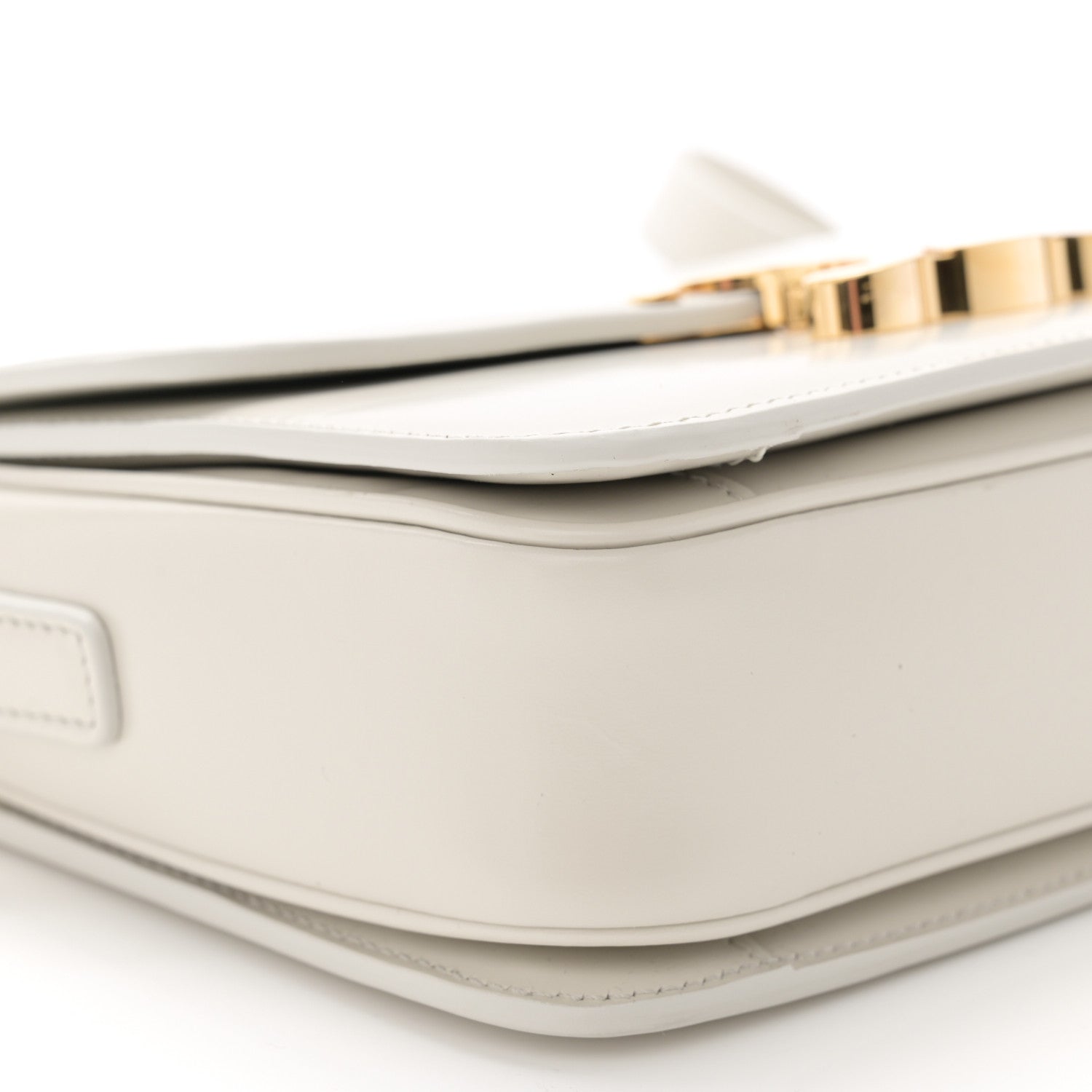 Celine Shiny Calfskin Teen Triomphe Chalk 9 of 12