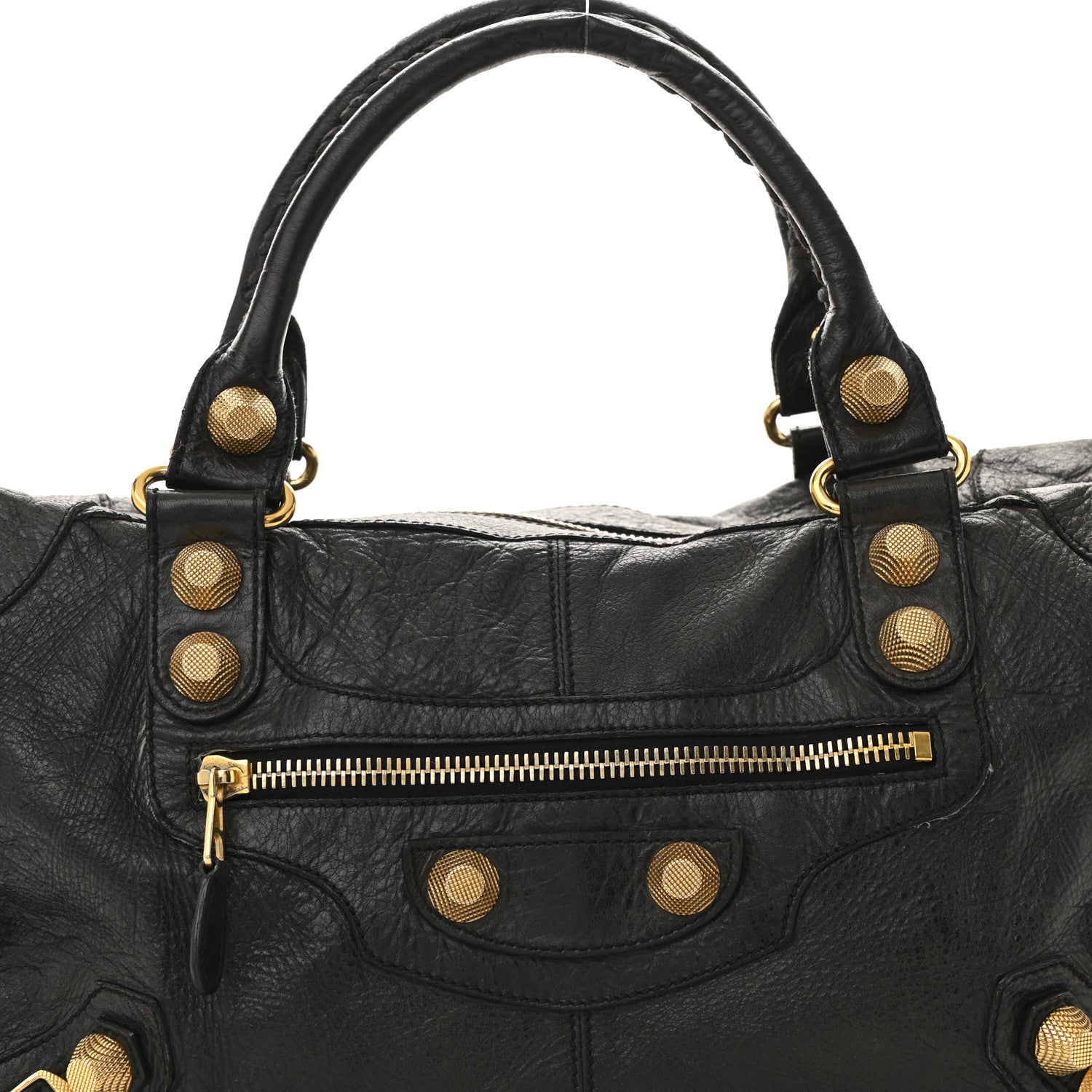 Balenciaga Agneau Giant 21 Gold Hardware Work Black 1734871