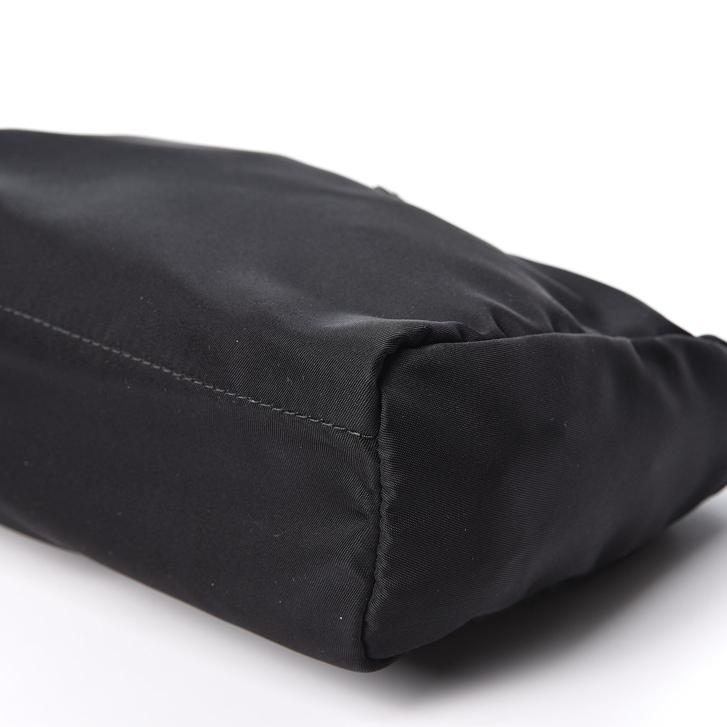 Nylon Tessuto Cosmetic Pouch Black