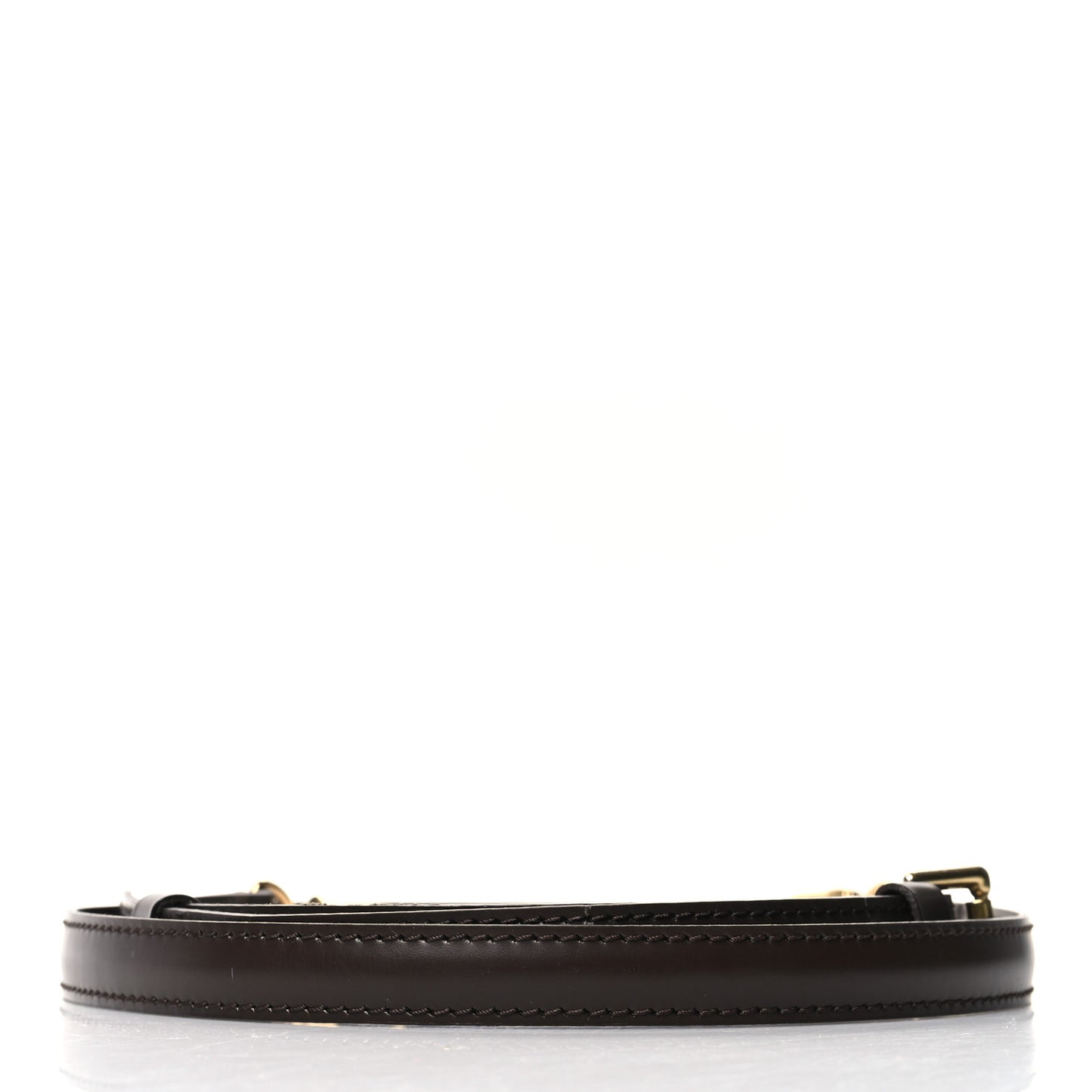 Calfskin 12mm Adjustable Shoulder Strap Brown