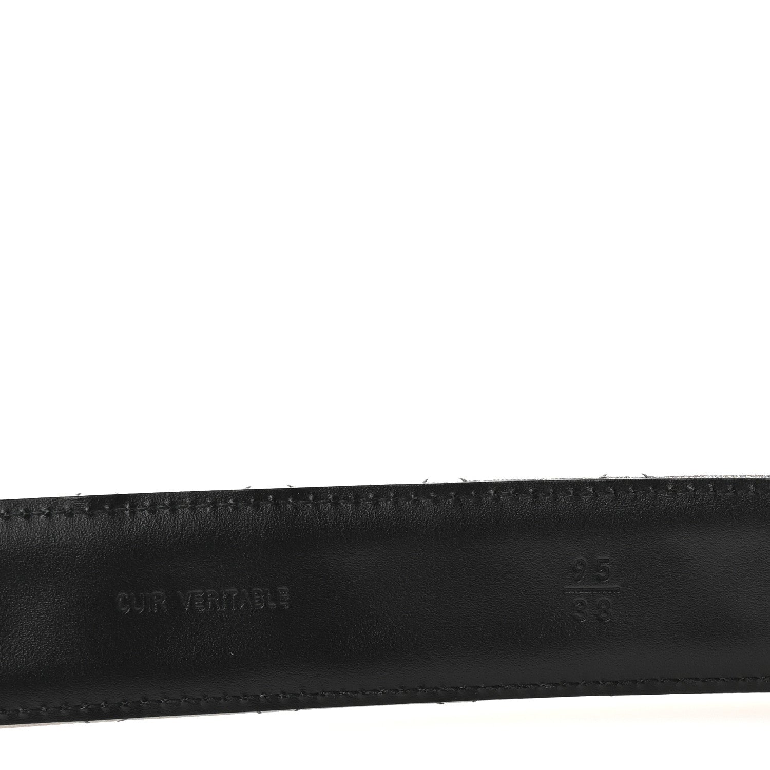 Chanel Metallic Calfskin Quilted CC Chain Belt 95 38 Silver 5 of 6