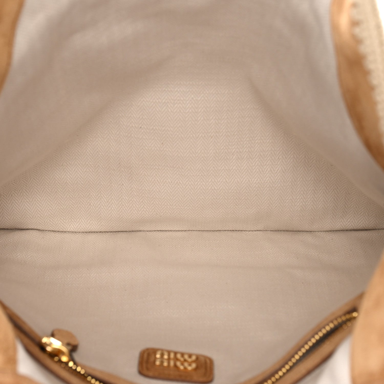 Miu Miu Camoscio Crochet Ivy Tote Cannella 5 of 10