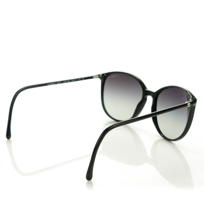 Chanel Acetate Round Sunglasses 5278 Black 3 of 7