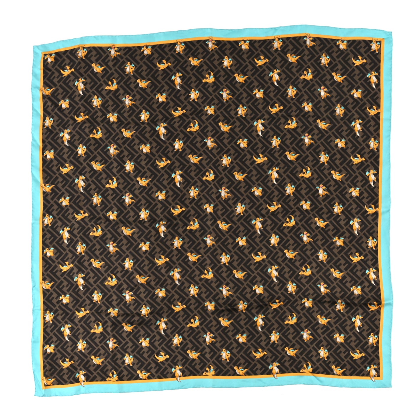 x FRGMT x POKÉMON Silk FF Square Scarf Multicolor