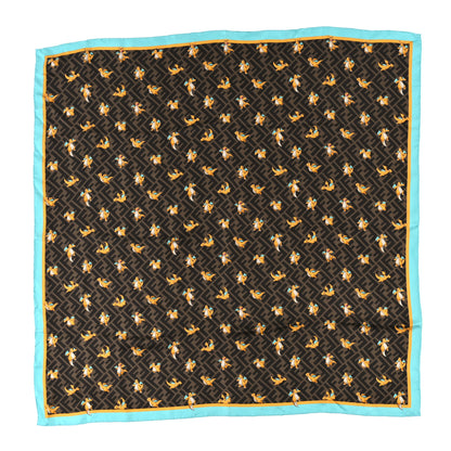 Fendi x FRGMT x POKÉMON Silk FF Square Scarf Multicolor 1 of 3