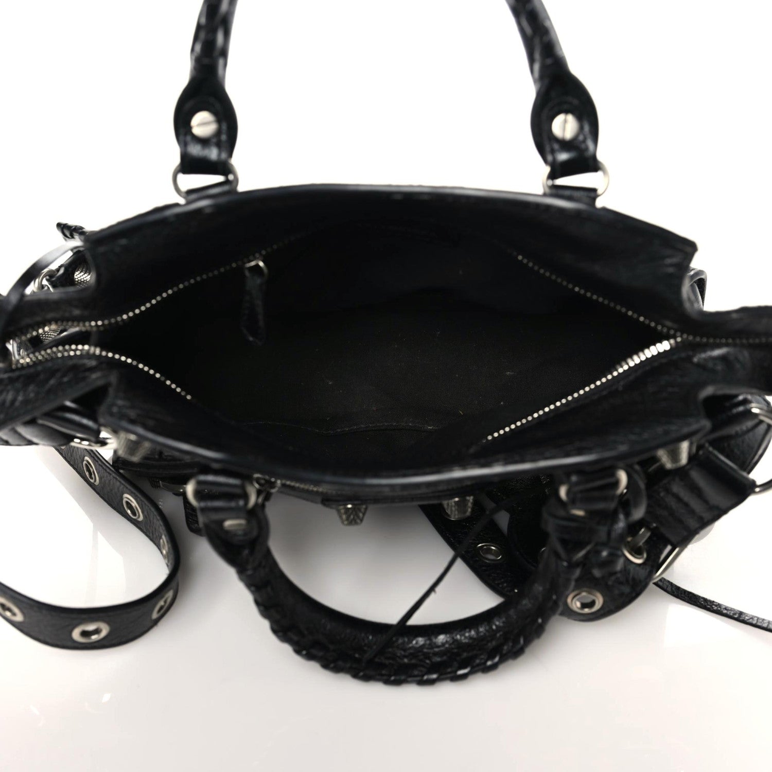 Balenciaga Agneau Arena Neo Cagole Handbag XS Black 10 of 14