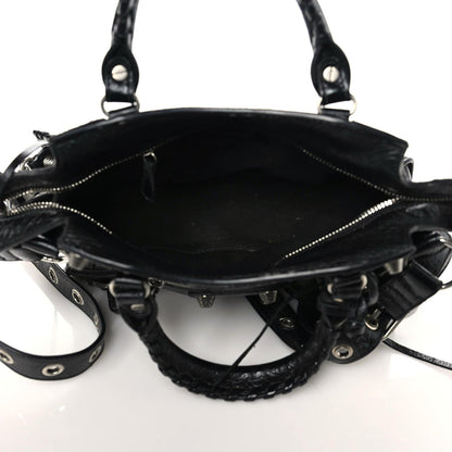 Balenciaga Agneau Arena Neo Cagole Handbag XS Black 10 of 14