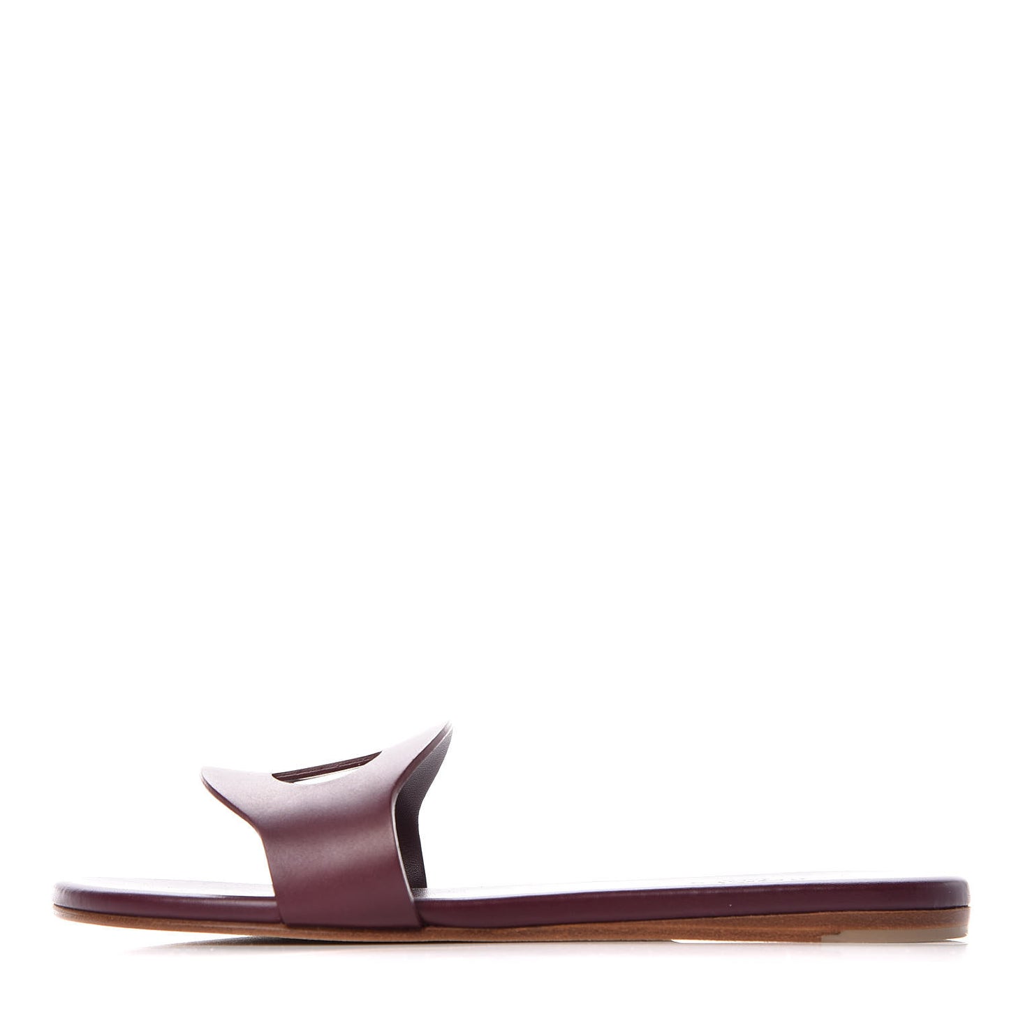 Calfskin Lisboa Sandals 35 Bordeaux
