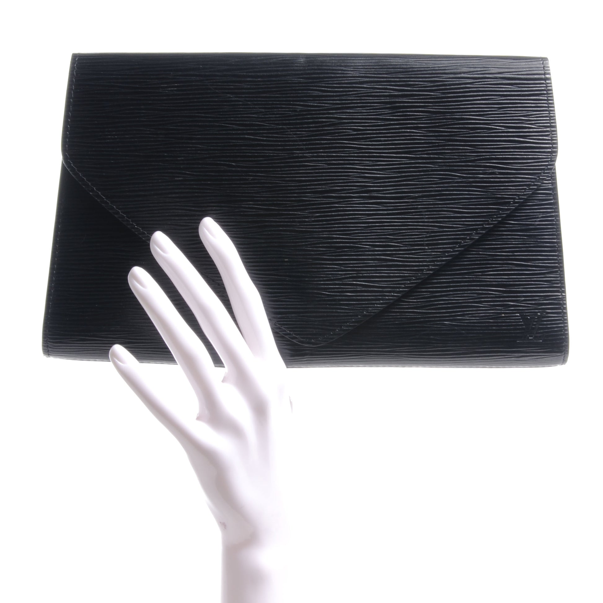 Louis Vuitton Epi Art Deco Clutch Black 2 of 8
