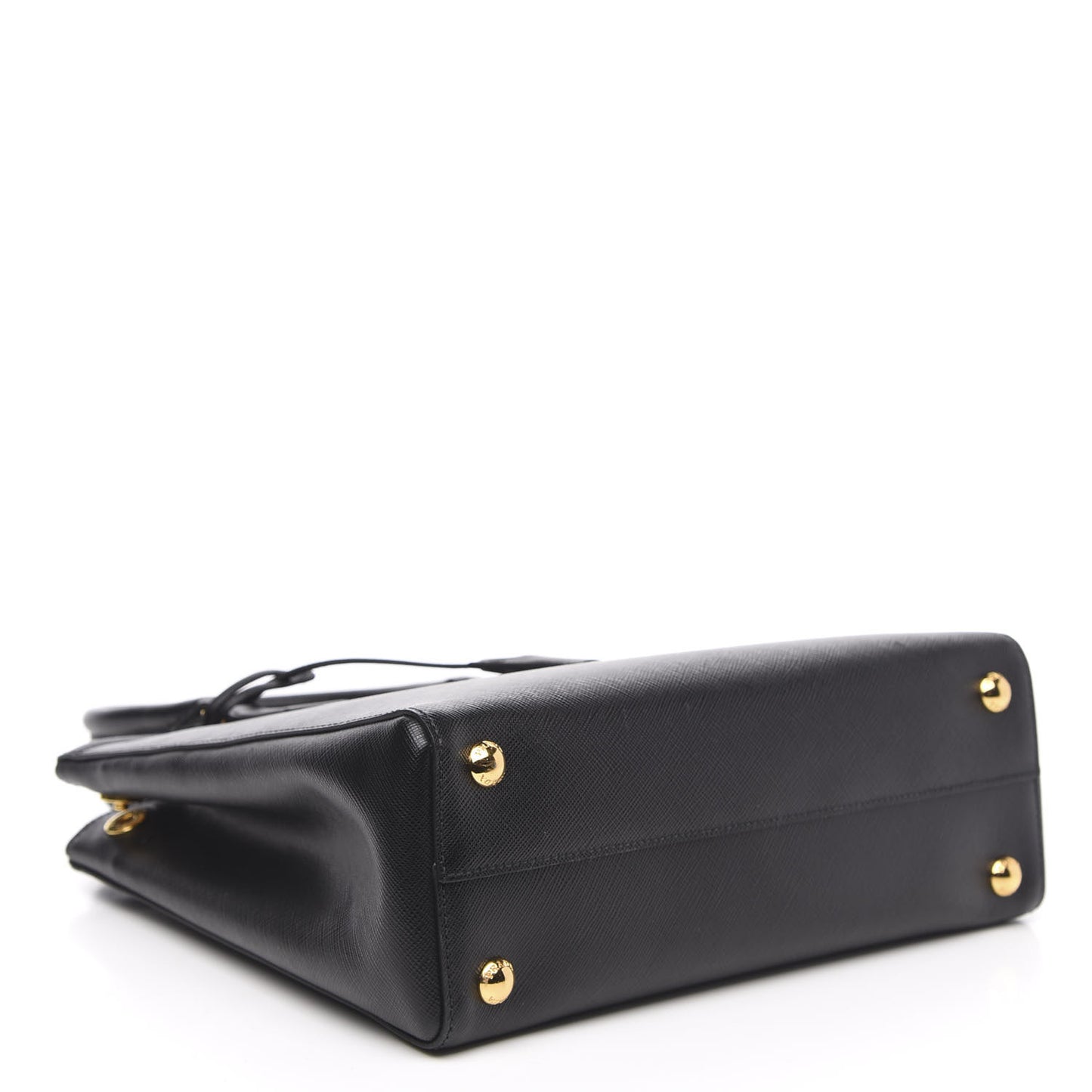 Saffiano Lux Small Parabole Tote Black