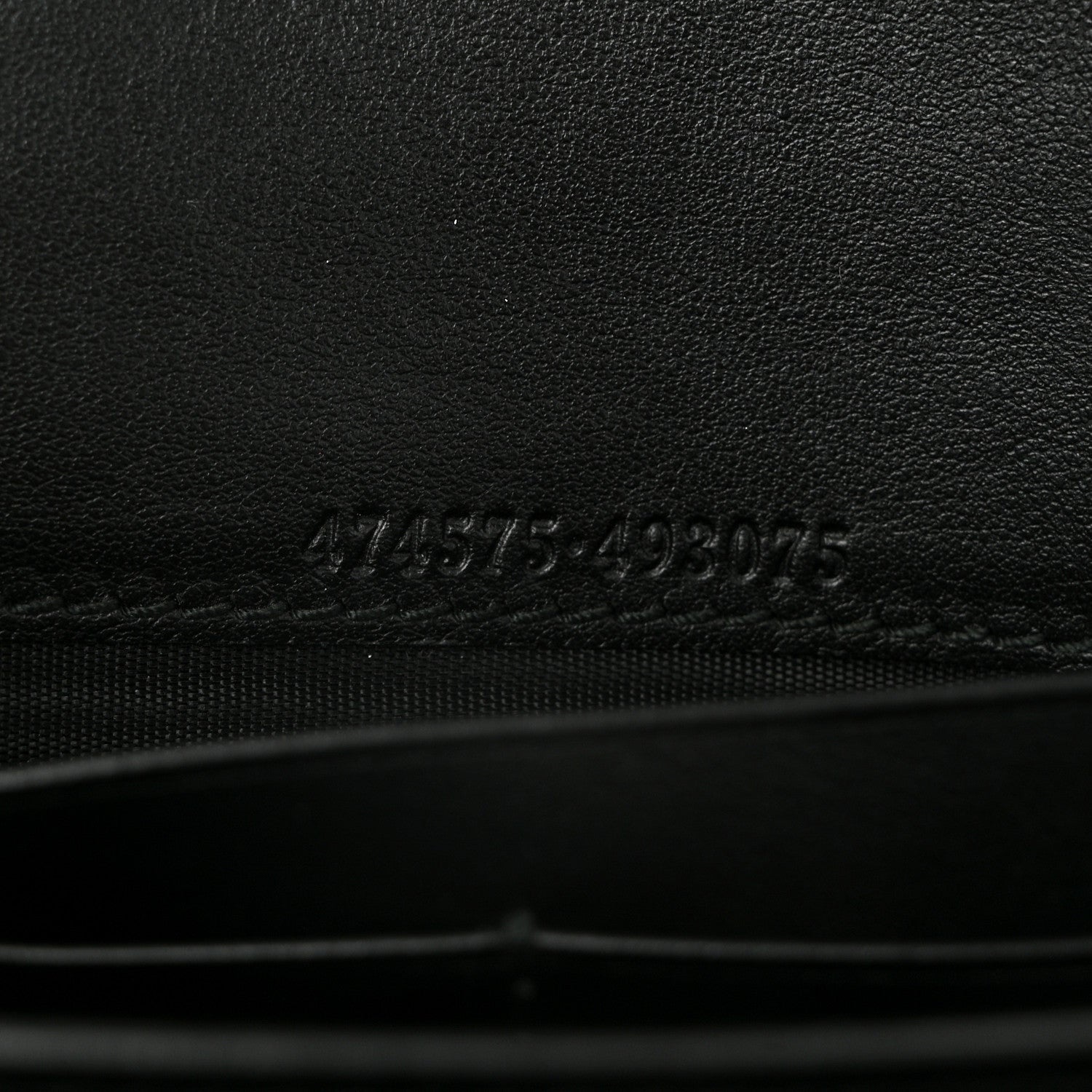 Gucci Calfskin Matelasse GG Marmont Chain Wallet Black 7 of 12