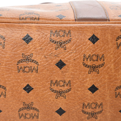 MCM Visetos Medium Liz Reversible Shopper Tote Cognac 17 of 18