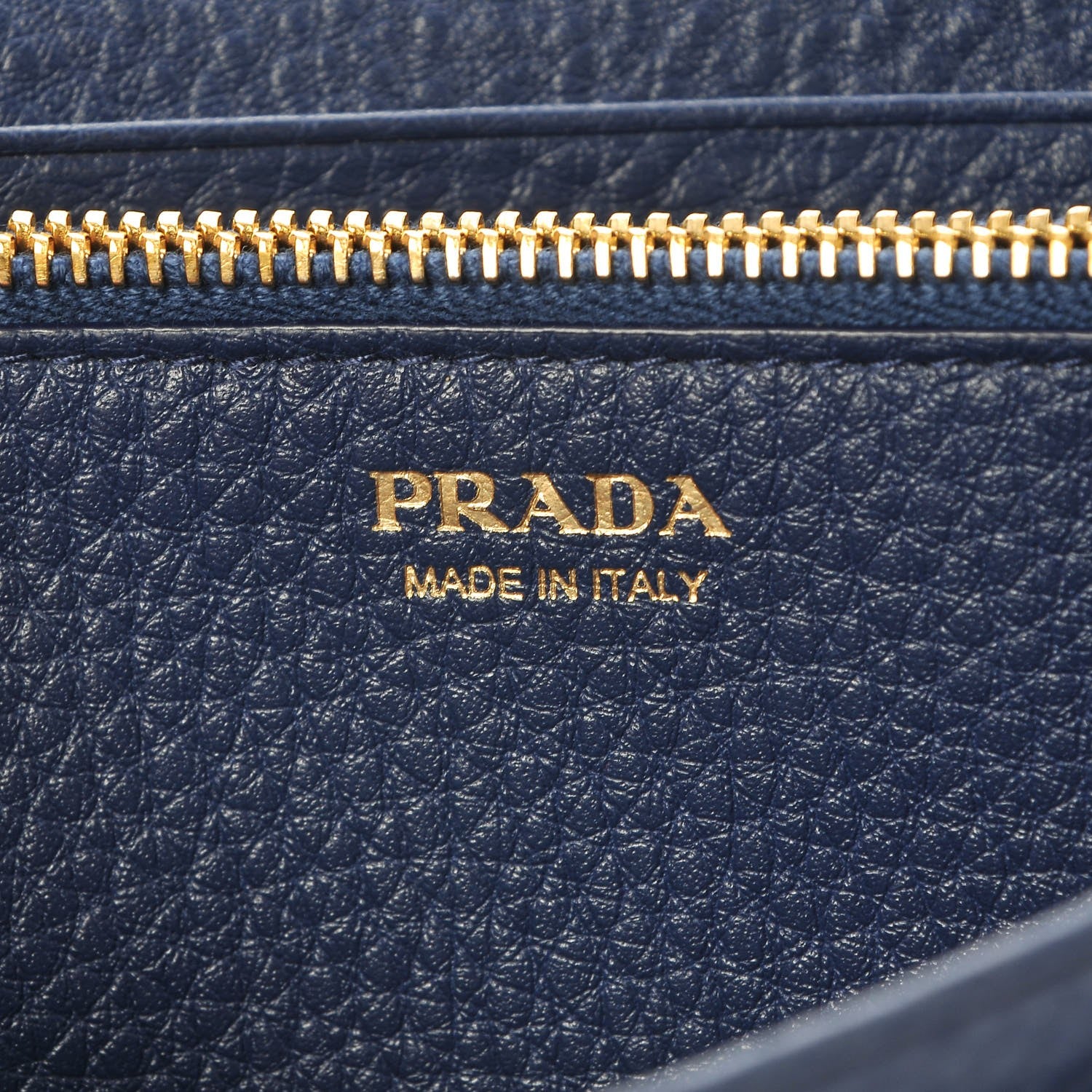 Prada Vitello Daino Continental Flap Wallet Inchiostro 6 of 7