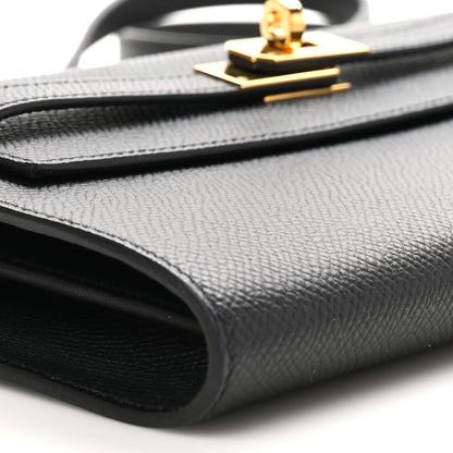 Hermes Epsom Kelly Wallet To Go Black 9 of 11