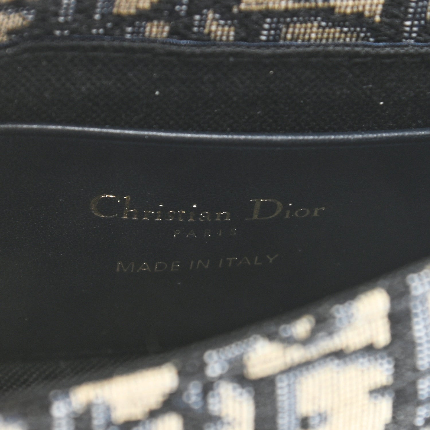Christian Dior Oblique Nano 30 Montaigne Pouch Blue 6 of 9