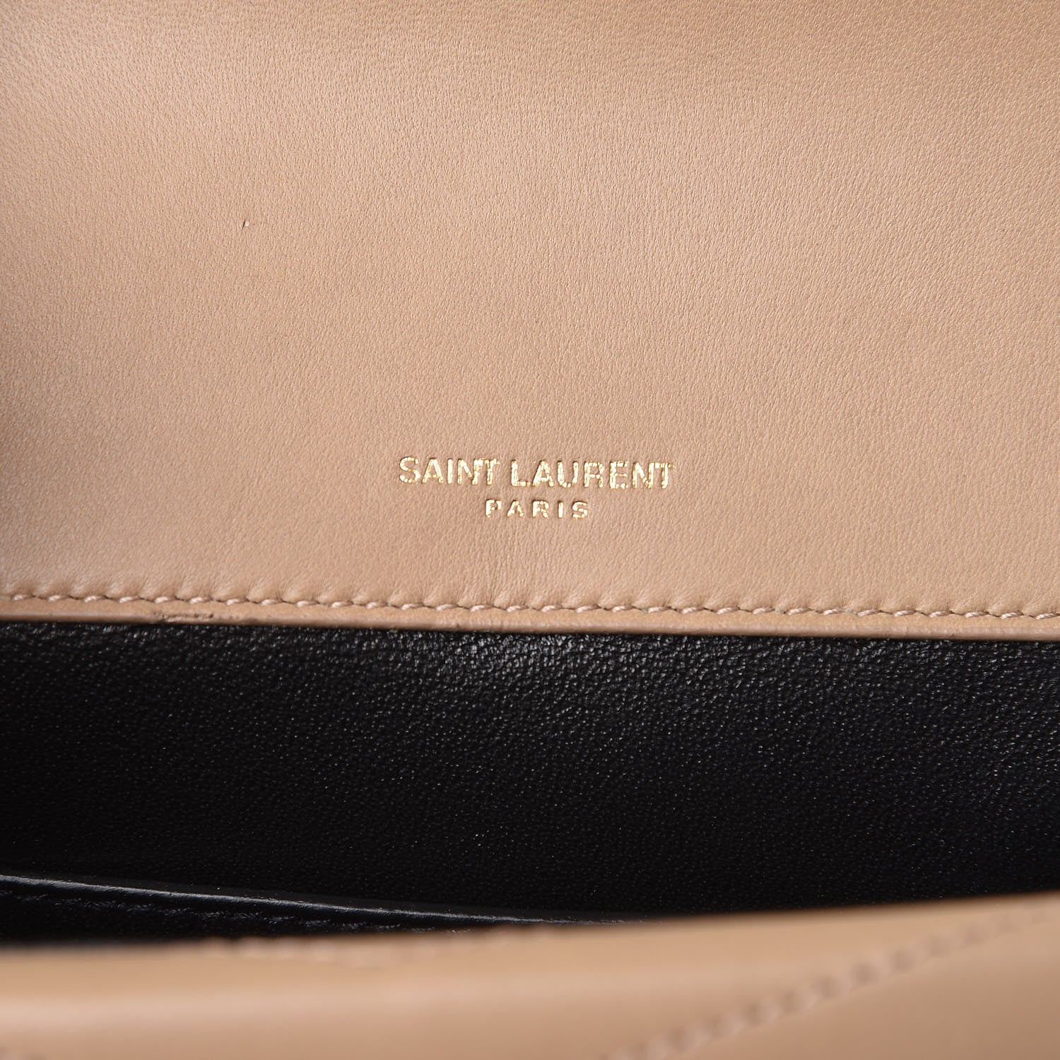 Saint Laurent Lambskin Matelasse Chevron Monogram Small Sulpice Bag Sable Beige 6 of 9