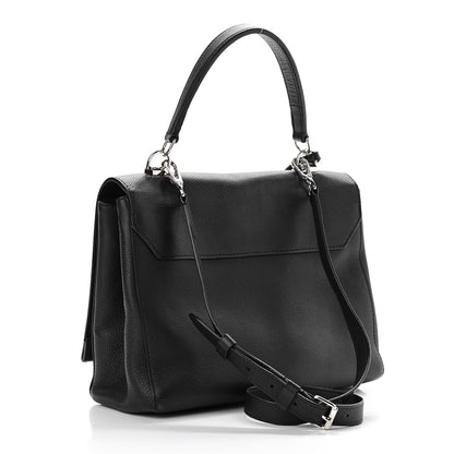 Louis Vuitton Soft Calfskin Lockme II Top Handle Black 3 of 15