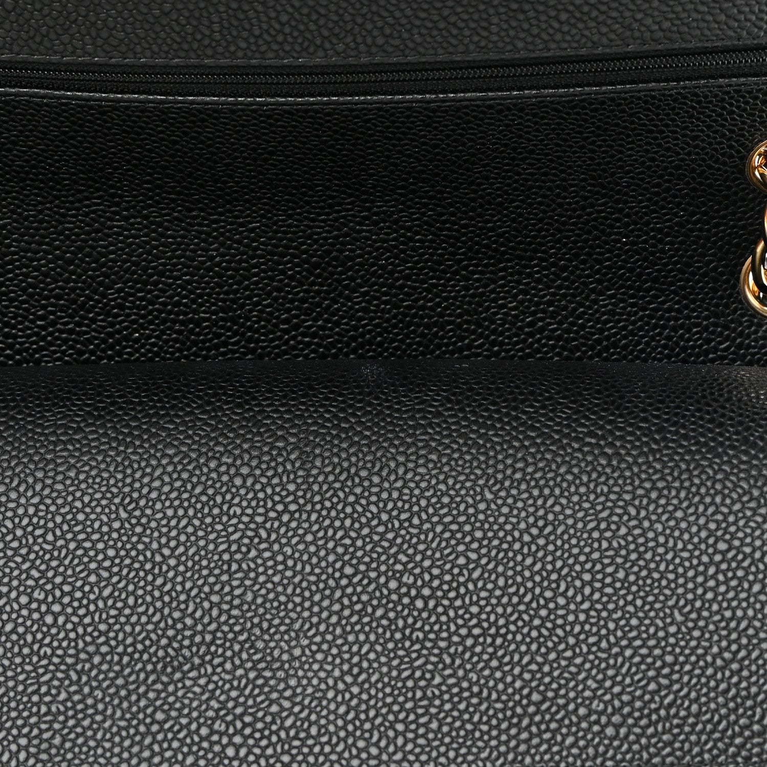 Chanel Caviar Quilted Jumbo Double Flap Black 12 of 13
