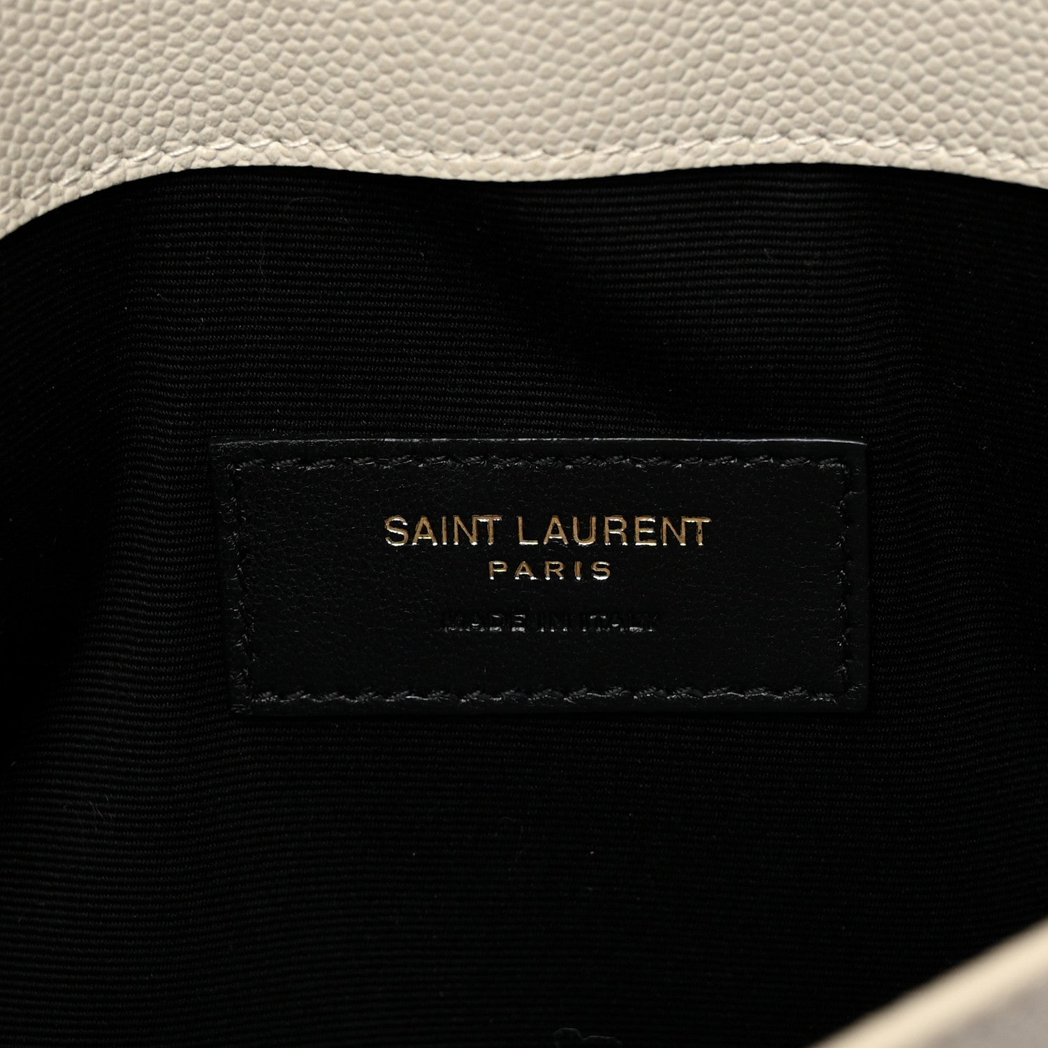 Saint Laurent Grain De Poudre Uptown Pouch Crema Soft 6 of 8