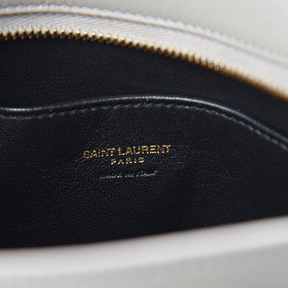 Saint Laurent Calfskin Monogram Baby Cabas Fog 5 of 9