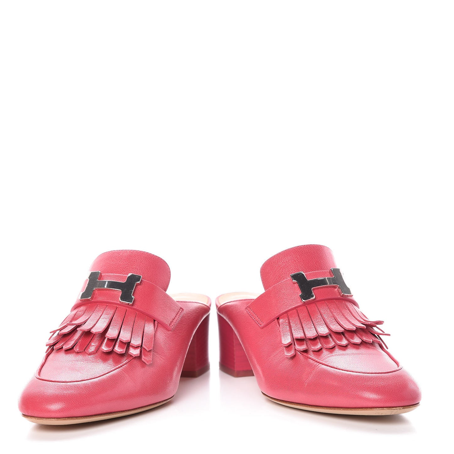 Goatskin Tuileries Mules 37 Rouge Azalee