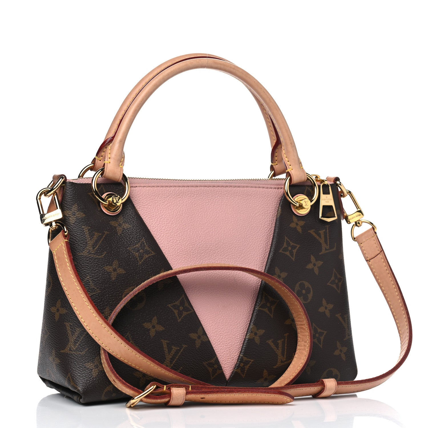 Louis Vuitton Monogram V Tote BB Rose Poudre 2 of 9