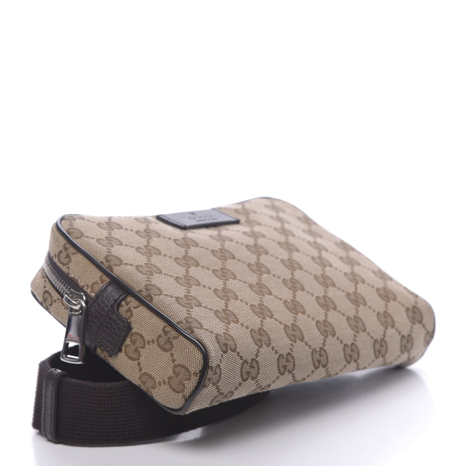 Gucci Monogram Belt Bag Dark Brown 4 of 10