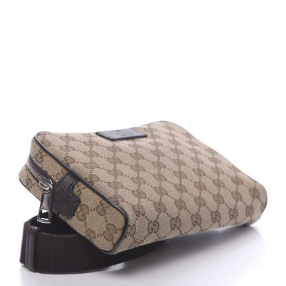 Gucci Monogram Belt Bag Dark Brown 4 of 10