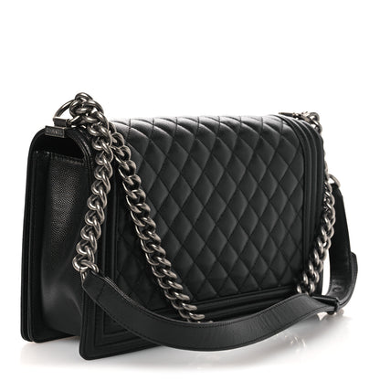 Chanel Caviar Quilted New Medium Boy Flap Black 3 of 12