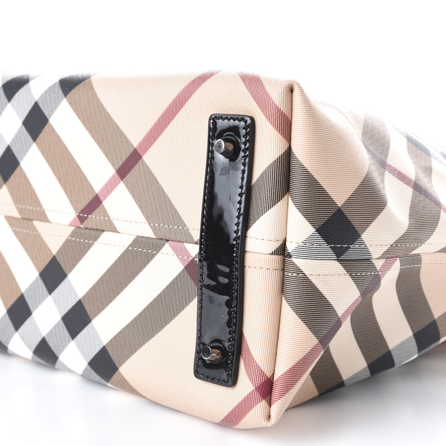 Burberry Nova Check Large Nickie Tote Black 11 of 12